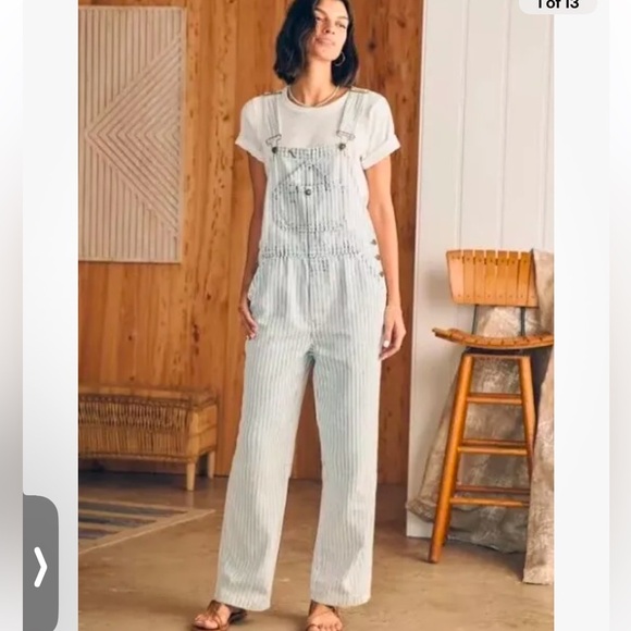 NWT Faherty Topsail classic overall S - Picture 6 of 11
